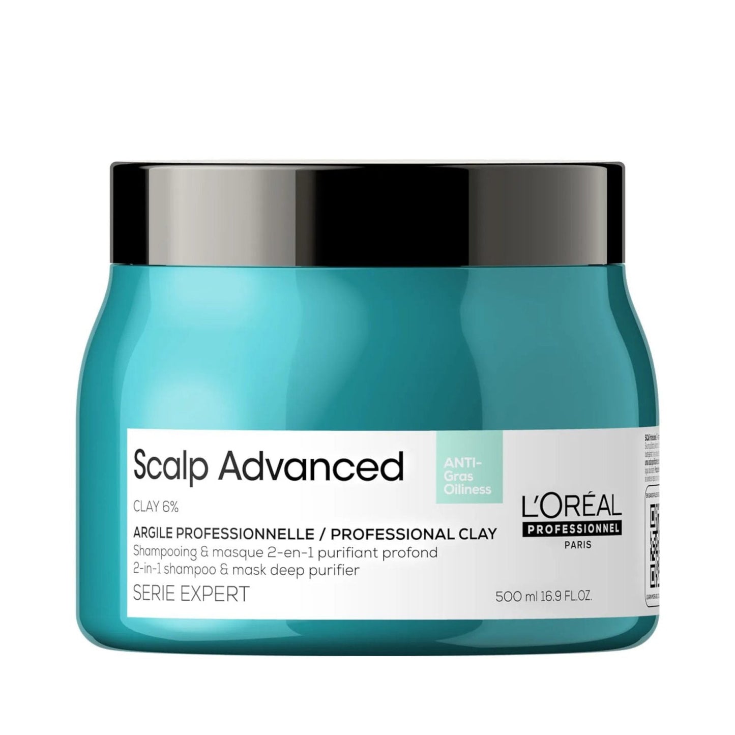 סקאלפ אדבנסד שמפו ומסכה ב1 לקרקפת שומנית וניקוי עמוק לוראל