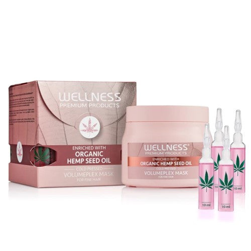 מסכת הזנה לשיער דק עד רגיל + 4 אמפולות וולנס