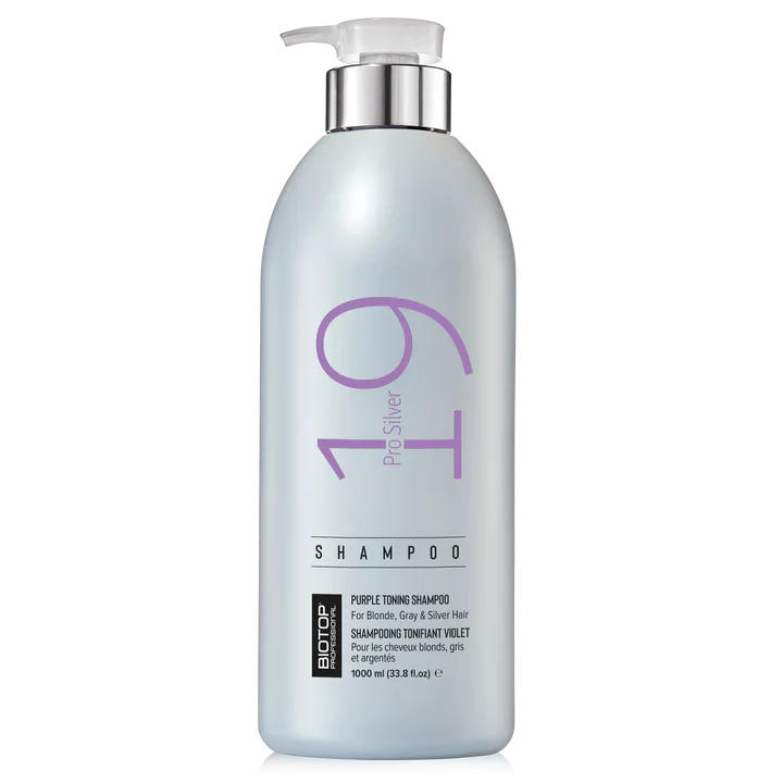 ביוטופ 19 שמפו סילבר לשיער בהיר/מובהר