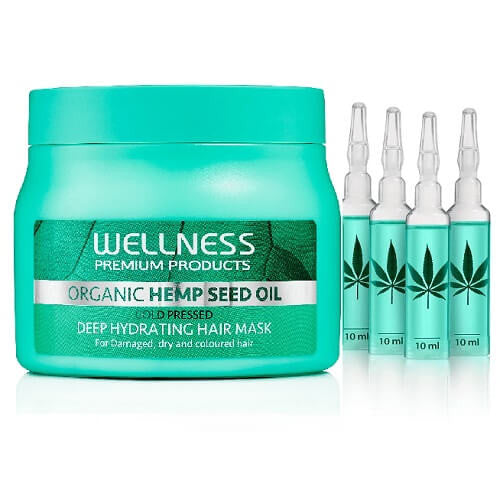 מסכה לשיער מתולתל + 4 אמפולות וולנס