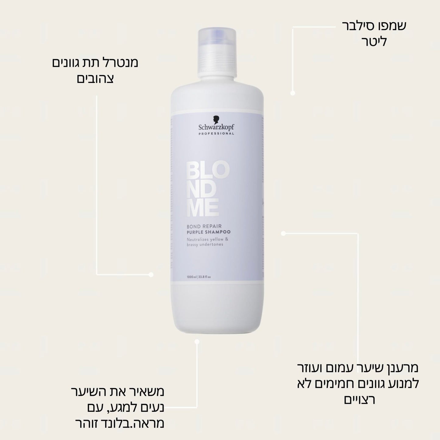 שמפו סילבר בלונדמי מועשר בלחות שוורצקופף