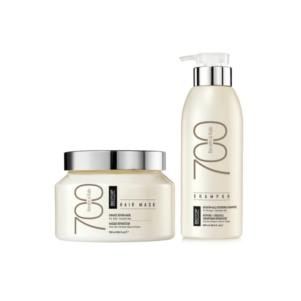 ביוטופ 700 מארז קרטין לשיער עבה