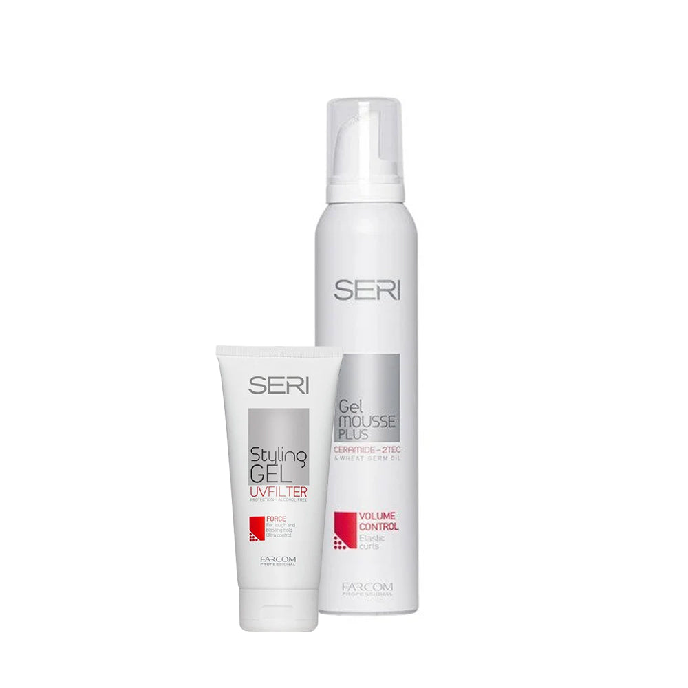 סרי סטיילינג מארז עיצוב שיער למראה הדוק ומתוח במיוחד