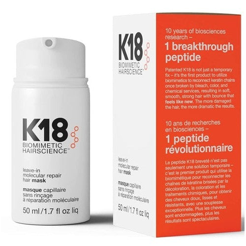 K18 מסכה ללא שטיפה לתיקון ושיקום השיער