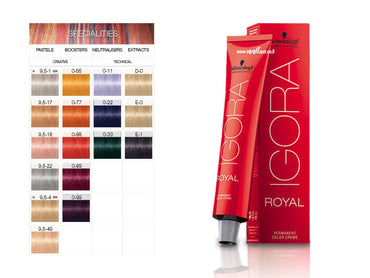 איגורה רויאל צבעי מיקסטון לתיקון והעצמת גוון שווארצקופף