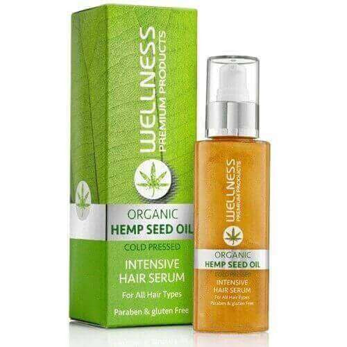 סרום גולד אורגני לשיער יבש ופגום וולנס